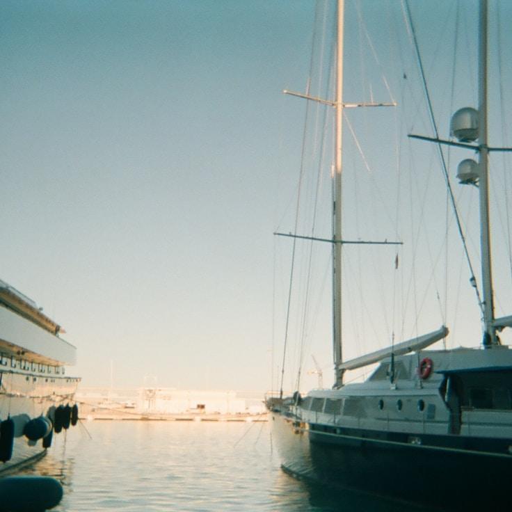 Executive retreat on sailboat